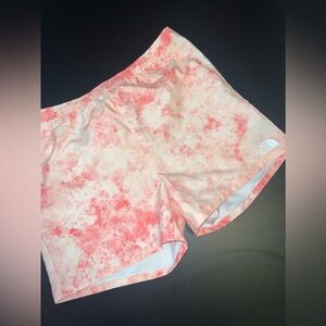 Northface Girls Tie Dye Water Shorts Size XL EUC